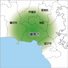 神奈川県店舗数地図